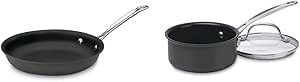 Cuisinart Chef's Classic Nonstick Cookware Bundle - Skillet, Saucepan, and more