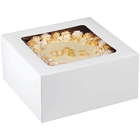 Wilton 12-Inch Cake Box with Window for 10-Inch Cake, 2-Piece Set