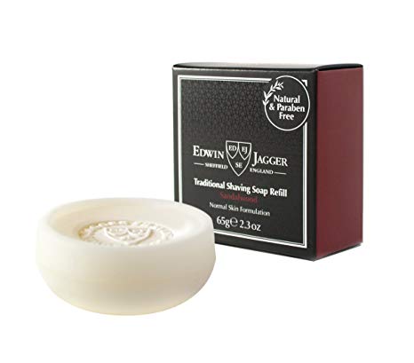 Edwin Jagger 99.9% Natural Shaving Soap (sandalwood) 65g Refill Sssw