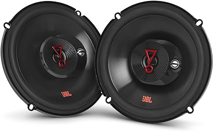 JBL Stage 3637F - 6.5" Three-Way Car Audio Speaker, No Grill