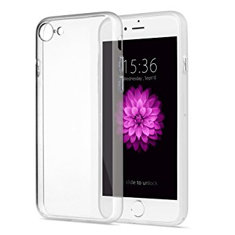 iPhone 7 Case,ANGTUO iPhone 7 Crystal Clear Ultra-Thin [Drop Protection] Transparent Hard PC Back Plate and Flexible TPU Gel Bumper Protective Case Cover For Apple iPhone 7