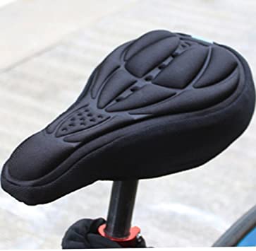 Cycling Bike 3D Silicone Gel Pad Seat Saddle Cover Soft Cushion, Mountain Bike Cycling, Bicycle Saddle