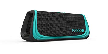 FUGOO Sport Portable Waterproof Bluetooth Wireless Speaker (Black/Teal)
