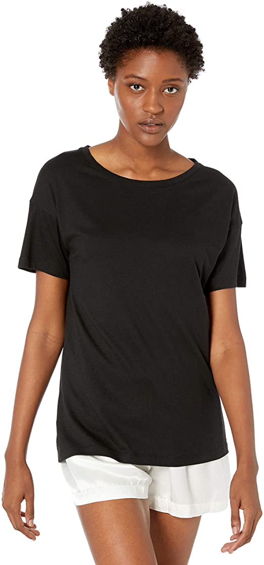 Amazon Brand - Mae Women's Cotton Modal Oversized Lounge T-Shirt