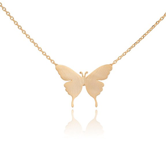 My Very Best Butterfly Necklace_"Just when the caterpillar thought her life was over, she began to fly."