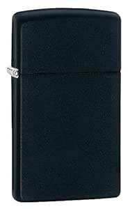 Zippo Slim Black Matte Pocket Lighter