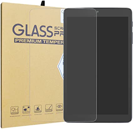 Alcatel 3T Tempered Glass Screen Protector,LiuShan HD Clear Scratch-Resistant 9H Hardness Film for 8.0" Alcatel 3T 8 Inch Tablet(2018) Tablet.