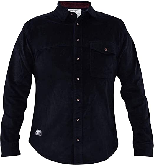 Jacksouth Mens Corduroy Shirt Cord Long Sleeve Button Down Regular Fit Top S-XXL
