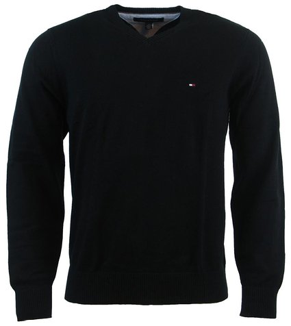 Tommy Hilfiger Men's V-Neck Long Sleeve Pacific Pullover Sweater