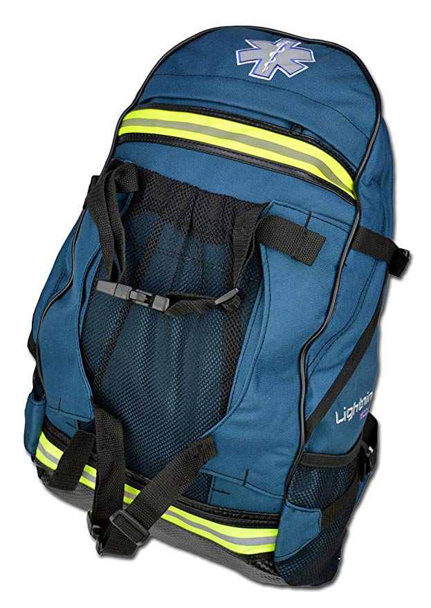 Lightning X EMS Special Events First Aid EMT First Responder Trauma Backpack BLS Bag - NAVY BLUE