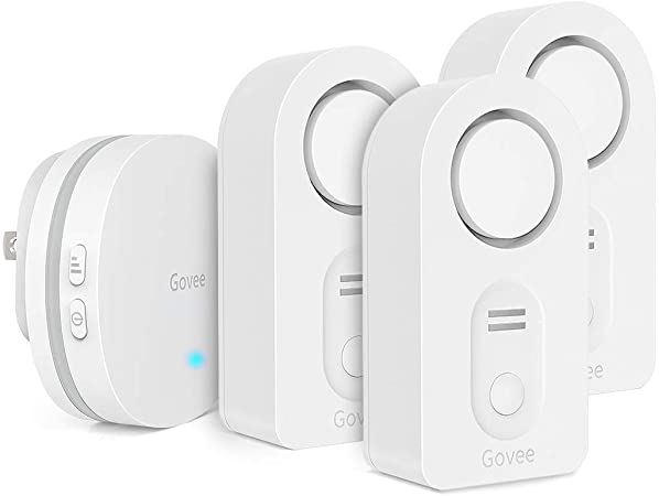 Govee WiFi Water Sensor, Smart APP Leak Alert, Wireless Water Alarm and Alarm with Email, Notification, App Alerts-3 Pack