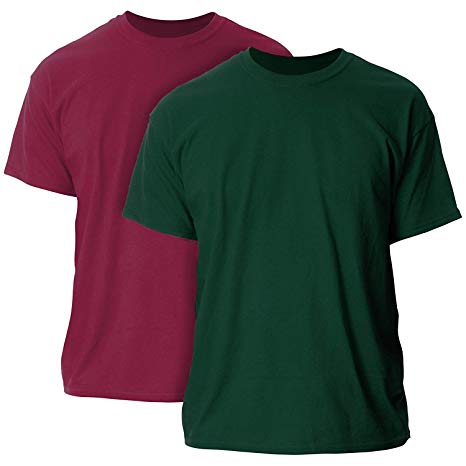 Gildan Men's Ultra Cotton Adult T-Shirt, (Pack of 2)