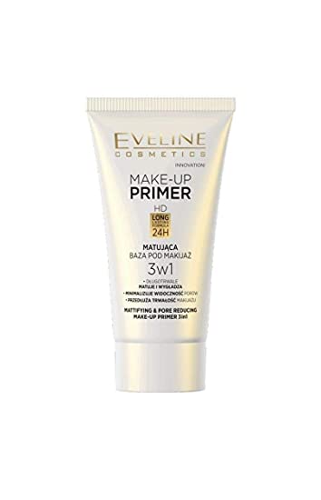 Eveline Cosmetics Mattifying Base for Full HD Makeup 30 ml, Natural, Vanilla, Pack of 1
