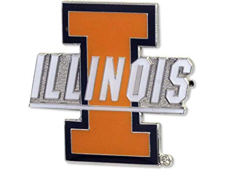 NCAA Illinois Fighting Illini Logo Pin