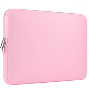 CCPK 11 Inch Laptop Sleeve 11.6 Inch for Macbook Air / Retina Display Case Bag 11" compatible with Apple / Samsung / Sony Notebook, Neoprene, Pink
