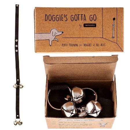 Doggie's Gotta Go Potty Bells/Dog Doorbell for House Training - Now With LOUDER Bells