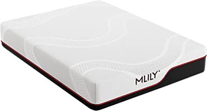 MLILY 12 Inch Twin Mattress, Manchester United Memory Foam Mattress in a Box Made in USA, Medium Plush, CertiPUR-US Certified