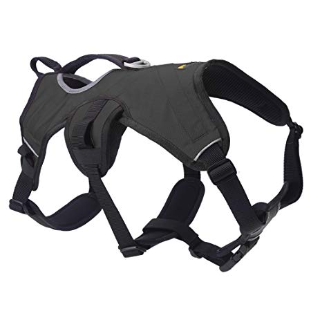 SCENEREAL Escape Proof Large Dog Harness - Outdoor Reflective Adjustable Vest with Durable Handle and Leash Ring for Medium Large Dogs Training Walking Hiking