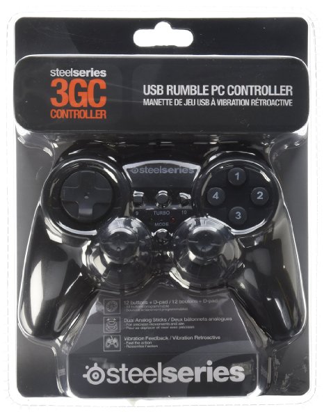 SteelSeries 3GC Dual Vibration PC Gaming Controller