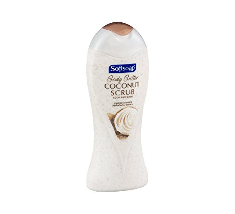 Softsoap Coconut Scrub Bodywash, 15-Ounce Bottles (Pack of 6)