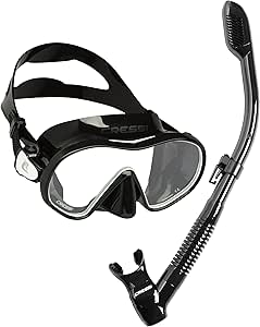 Single Lens Frameless Scuba Mask & Dry Snorkel for Snorkeling, Scuba Diving, F-Dual & Supernova Dry: Designed in Italy