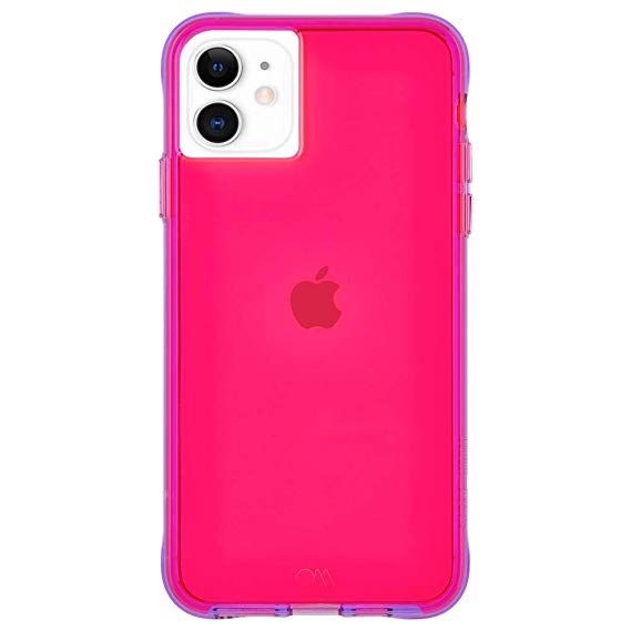 Case-Mate - iPhone 11 Case - Tough NEON - 6.1 - Pink/Purple Neon