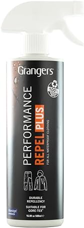 Grangers Performance Repel Plus | 500ml | Powerful Spray-on waterproofer for Outdoor Clothing