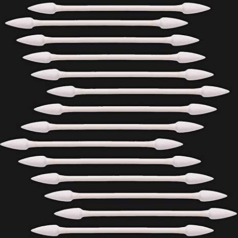 800 Pieces Precision Tip Cotton Swabs/Double Precision Tips with Paper Stick Cotton Buds for Makeup (Double-Pointed Shape)