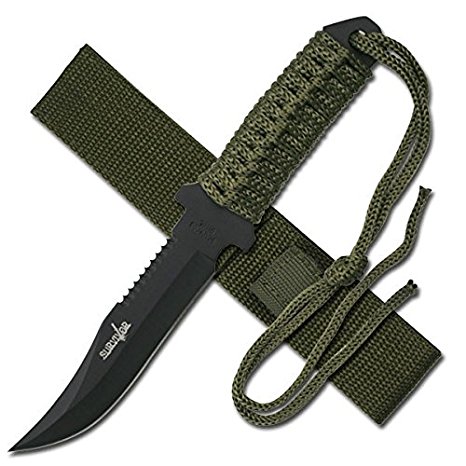 Survivor HK-7526 Outdoor Fixed Blade Knife 7.5-Inch Overall
