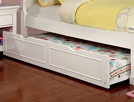 Furniture of America Maggie Transitional Twin Trundle, White
