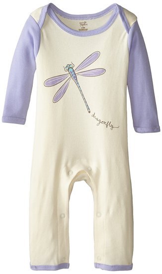 Touched by Nature Baby-Girls Organic Bunny Romper