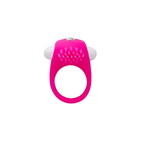 Silicone mini Penis Ring Aoken Clitoral Stimulate Vibrating Delay Cock Ring Sex Toys for Couples and Lovers in pink