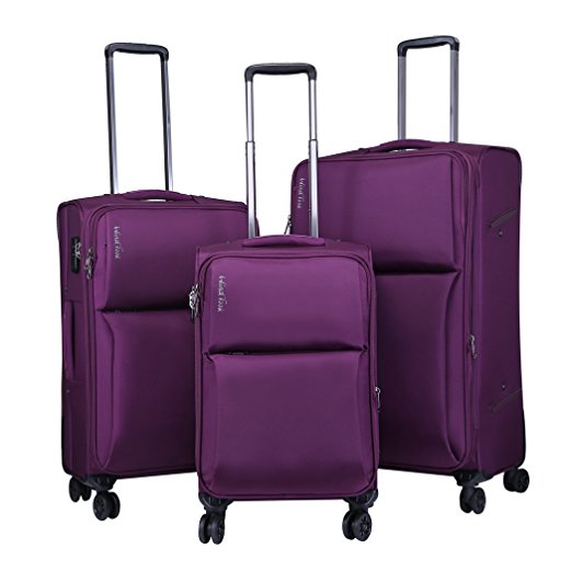 Windtook 3 Piece Luggage Sets Expandable Spinner Suitcase Bag for Travel and Business-8050
