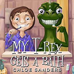 Books for Kids: My T- Rex Gets a Bath: (Bedtime story about a Boy and his Pet Dinosaur, Picture Books, Preschool Books, Ages 3-8, Baby Books, Kids Book)