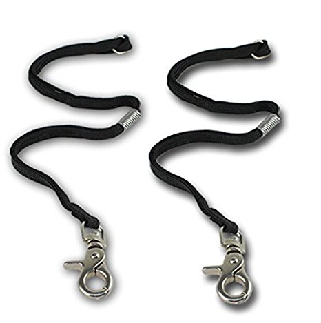 Wellbro Pack of 2 Black Colour Pet Dog Grooming Bathing Nylon Noose Stay in wash Tub Restraint Keeps Dog in Tub, Length 20 Inch