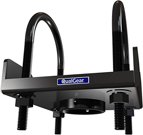 QualGear QG-PRO-PM-TCA-B Pro-AV Truss Ceiling Adapter for 1.5" Npt Threaded Pipe Projector Accessory , Black