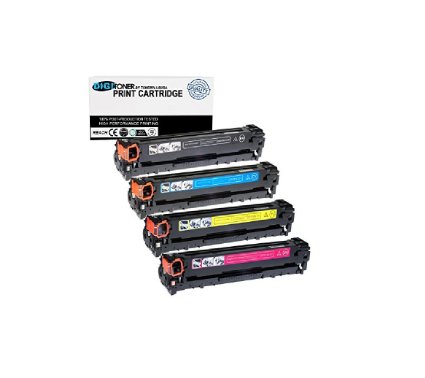 TonerPlusUSA Compatible Toner Cartridge Replacement for HP CF210X  Black Cyan Yellow Magenta  4-Pack