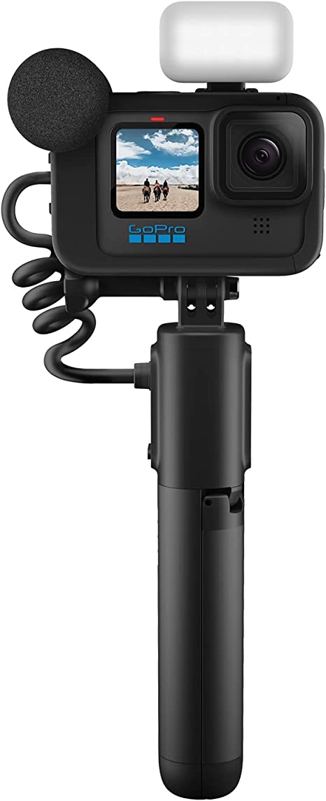 GoPro HERO11 Black Creator Edition - Includes HERO11 Black, Volta (Battery Grip, Tripod, Remote), Media Mod, Light Mod, Enduro Battery, and Carrying Case