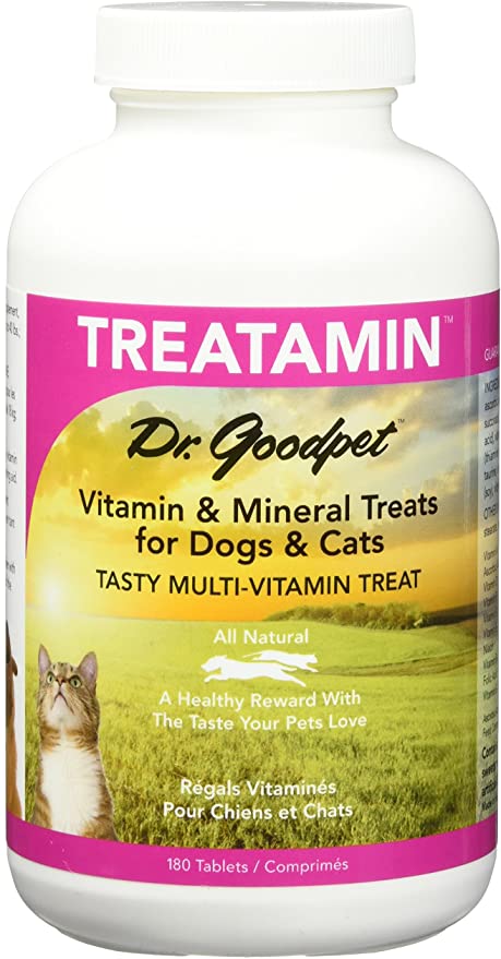 Dr. Goodpet Pet Vitamin/Mineral Tablets for Pets, Small