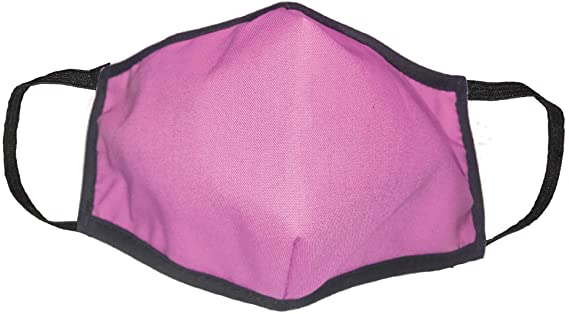 Adult Washable, Filtered PPE Mask (Pink, Medium)