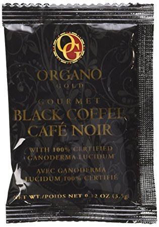 Organo Gold Gourmet Cafe Noir, Black Coffee (1 Box of 30 Sachets)
