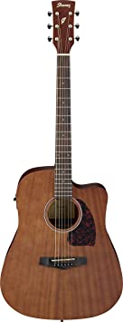 Ibanez Performance Series PF12MHCEOPN Mahogany Dreadnought Acoustic-Electric Guitar Satin Natural