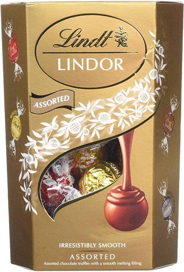 Lindt Lindor Assorted Chocolate Cornet 200 g (Pack of 2)
