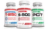 Best Muscle Building Stack-S-500T-250 Platinum PCT 3 Bottles 30 Day SupplyHoliday GiftsPowerful Muscle Building Supplements PCT Included Powerful Ingredients Nitric Oxide Testosterone Booster Supplements Belly Fat Burners Helps w Six Pack Abs Building Muscle and Losing Weight 100 Money Back Guarantee