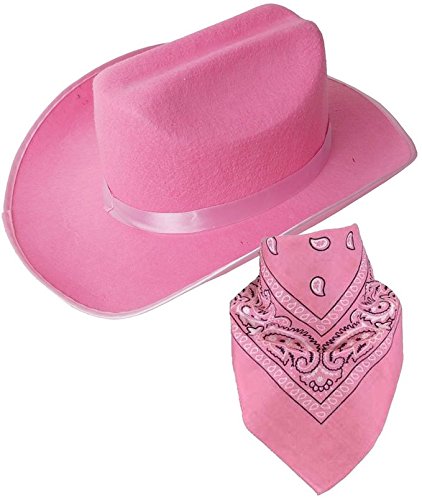 Cowboy Hat - Western Hat with Paisley Bandanna - Dress Up Clothes for Kids by Funny Party Hats