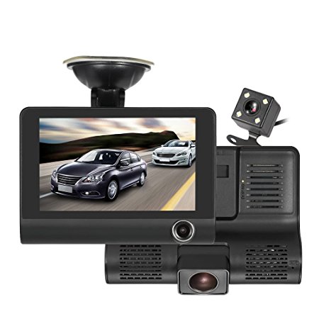 Gtopin Dash Cam Car Camera Recorder with Night Vision WiFi Dashboard Video Dashcam,1080P Full HD, Wide Angle View Lens, G-Sensor, WDR, Loop Recording
