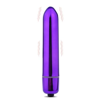 Single-Speed Mini Bullet Massager, Sekmet Portable Waterproof Electric Self Massage Tool Handheld Neck Shoulder Head & Foot Messager (Purple)