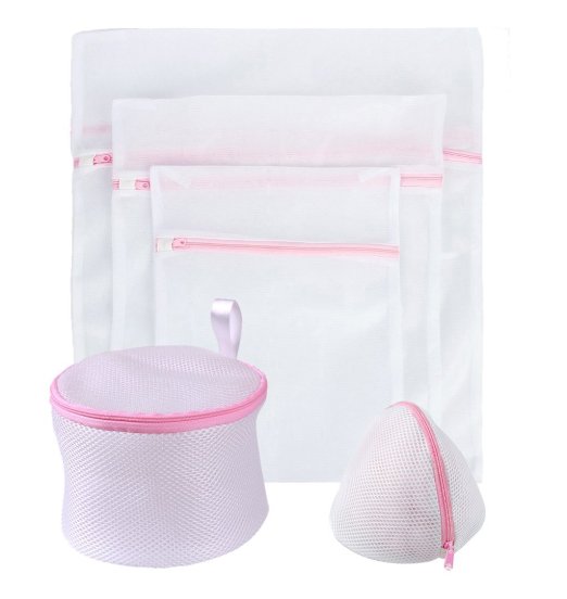 Delicates Laundry Wash Bags (Set of 5) Reinforced and Double-Layered | Mesh Bag Wash, Perfect for Lingerie, Bras, Hosiery, and Luxury Garment, Travel Laundry Bag