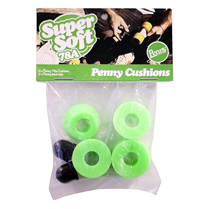 Penny Cushions Skateboard Bushings - Green / 78a