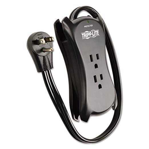 Traveler3USB 3-Outlet Surge Protector with 2 USB Charging Ports